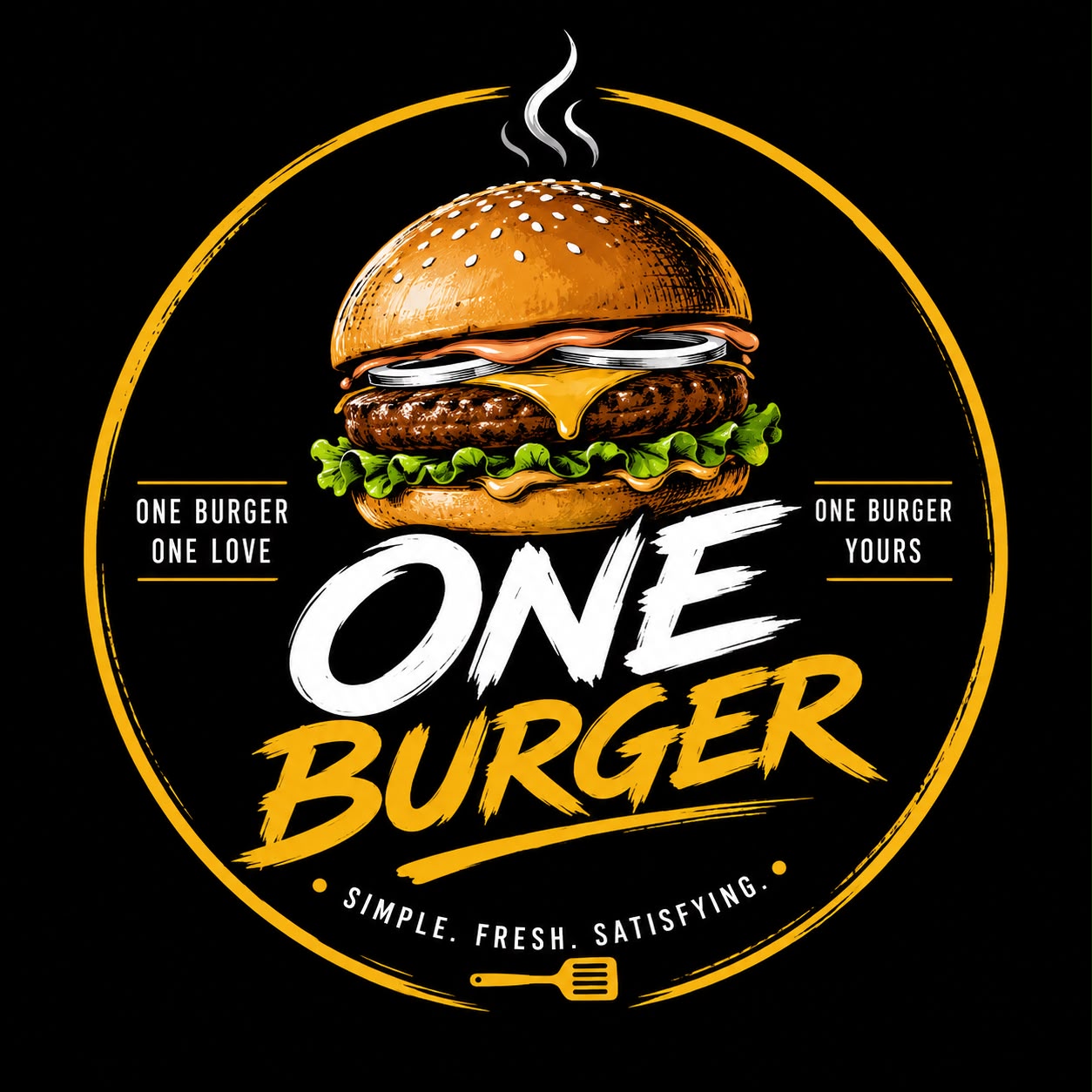 ONE BURGER logo