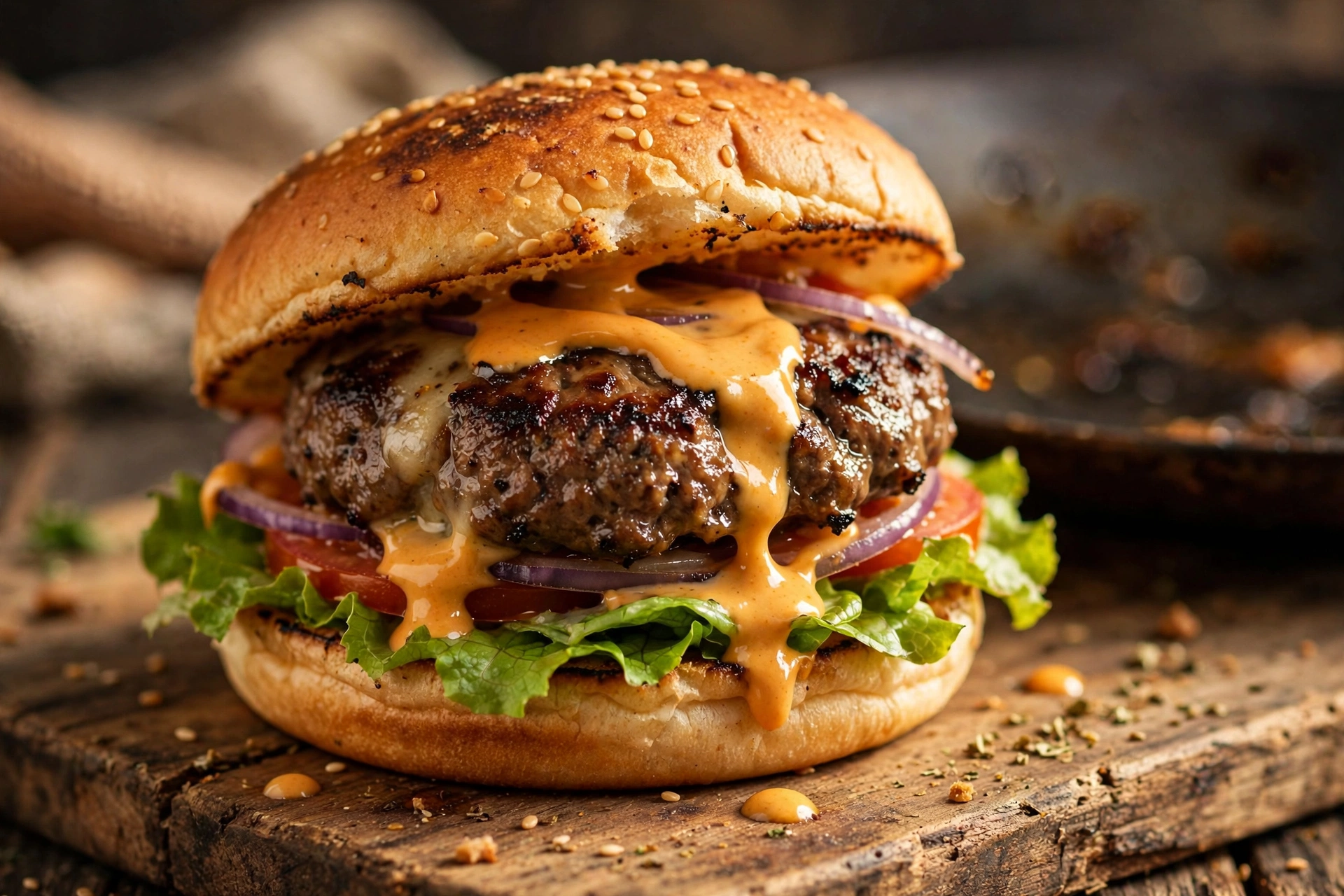 ONE BURGER signature tawa burger